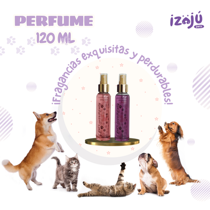 Kit de Baño para Mascotas 500 ml - Shampoo Keratina y Perfume