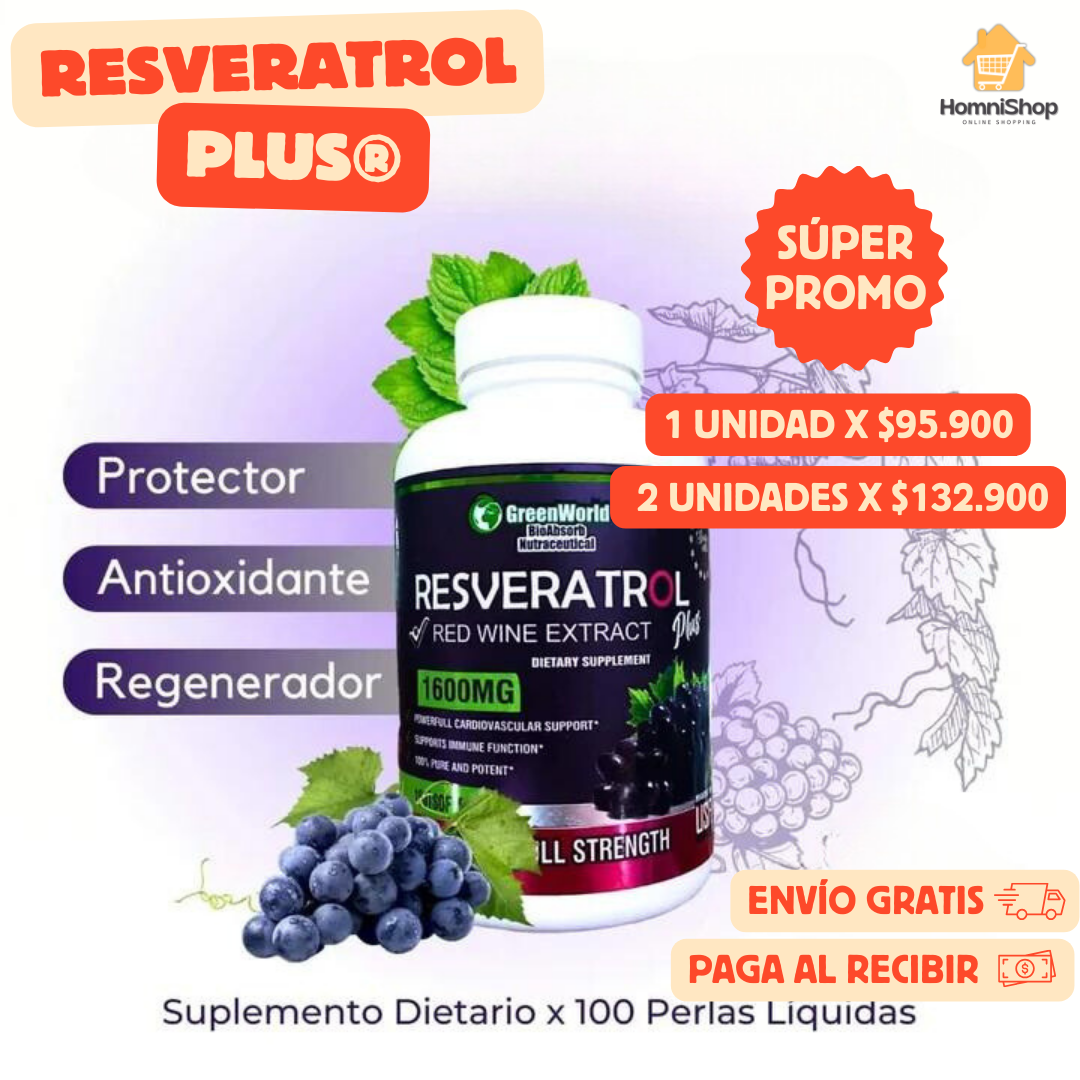 Resveratrol Plus® - 100 Cápsulas