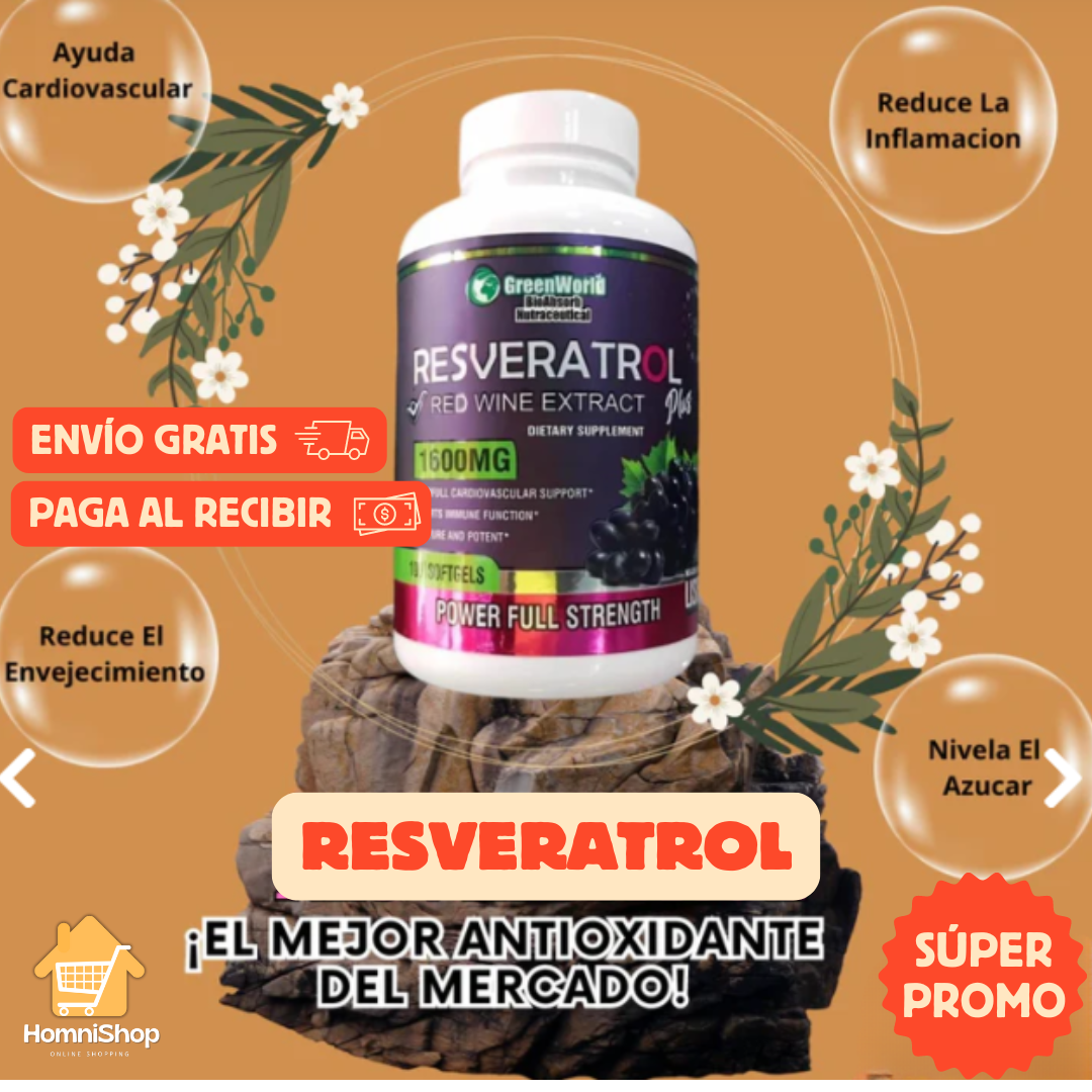 Resveratrol Plus® - 100 Cápsulas