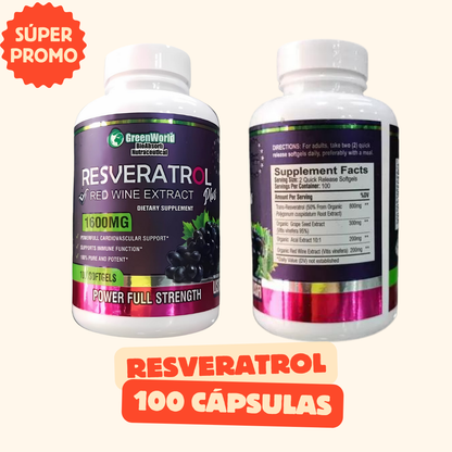 Resveratrol Plus® - 100 Cápsulas