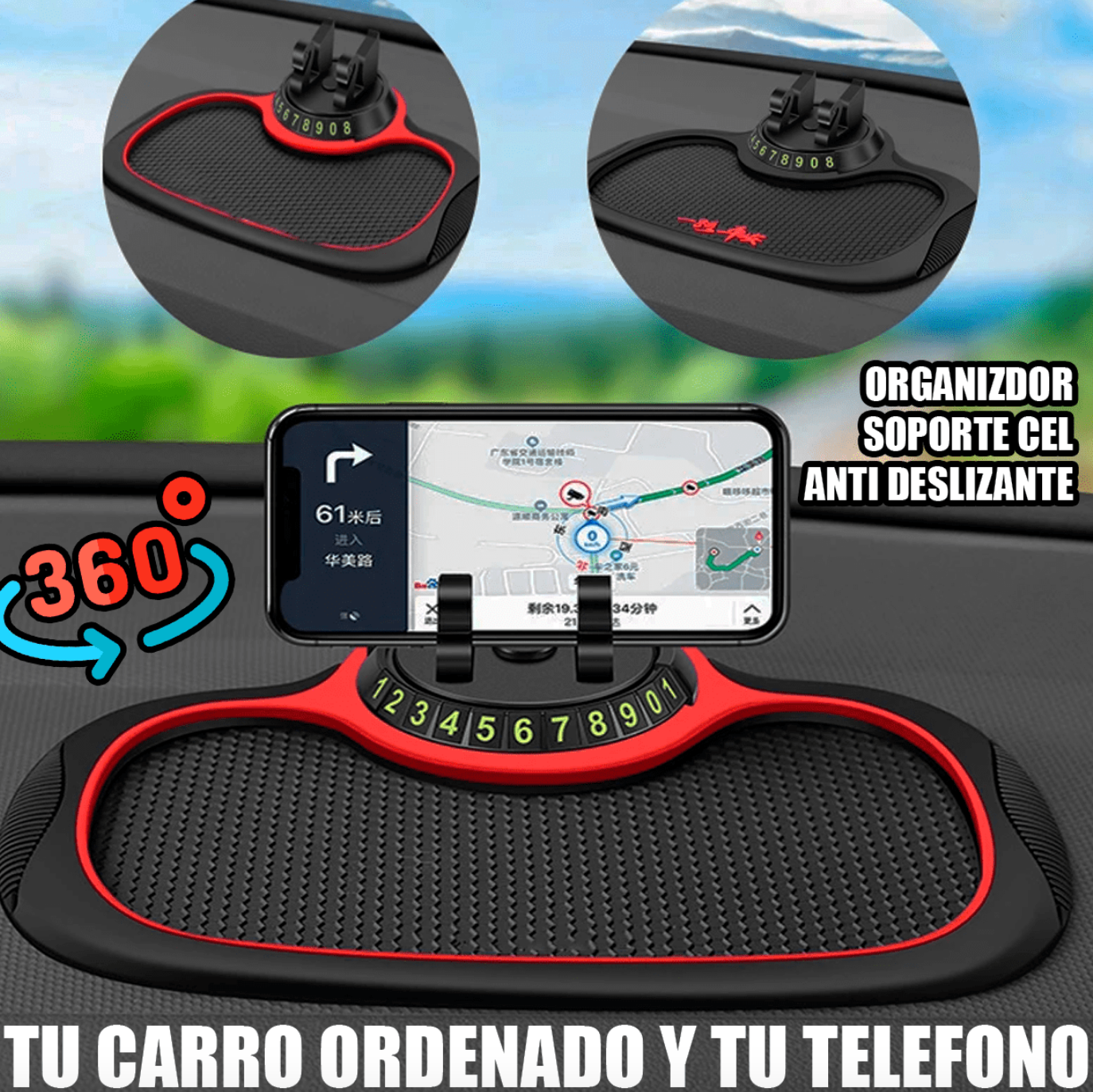 Car Slip™ Organizador Antideslizante para Carro